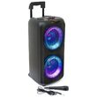 Boxa portabila 150 W, Bluetooth, USB, microSD, AUX și microfon, 270x270x600 mm