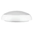 Plafoniera led cu senzor miscare, Interior/Exterior IP65, Culoare lumina 3 in 1, 2600 lm, 20 W, dimensiune 320 x 100 mm, Alba, Rotunda