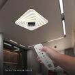 Plafoniera led, Dimabil, 150 W, 15500 lm, culoare lumina 3 in 1, IP20, telecomanda