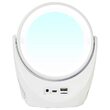 Oglinda make-up cu led, boxa Bluetooth si suport telefon, 3 nivele de luminozitate, alimentare USB