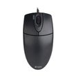 Mouse cu fir, rezolutie 1000 dpi, interfata USB, Negru, senzor optic