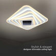 Plafoniera led, Dimabil, 150 W, 15500 lm, culoare lumina 3 in 1, IP20, telecomanda