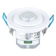Senzor de miscare incastrabil, max 6 m, 360 grade, Alb, IP20, 1200W, 76.5 x 61.5 x 76 mm