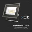 Proiector led 10W, 1400 lm, IP65, 6400K, dimensiune 90x27x86 mm, Aluminiu
