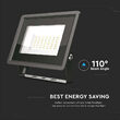 Proiector led 30W, 2510 lm, 6500K, IP65, aluminiu, 150 x 122 x 27 mm, Negru