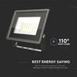 Proiector led 50 W, 4000K, IP65, 4300 lm, Aluminiu, Negru dimensiuni 180 x 27 x 150 mm