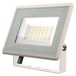 Proiector led 50 W, 6400K, IP65, 4300 lm, Aluminiu, Alb, dimensiuni 180 x 27 x 150 mm