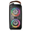Boxa portabila iluminata led, 20 W, USB, FM, 153.7 x 143.7 x 341.5 mm