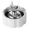 Blender de masa, putere 500 W, Bol din sticla, cutite Inox, 2 trepte de viteza