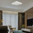 Plafoniera patrata cu led dimmabil, lumina naturala 4000K, 1490 lm, Alb, 18 W, dimensiune 350x350 mm