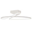 Plafoniera led, Lumina naturala 4000K, Otel si Aluminiu, 2560 lm, Alb, 24W, IP20, diametru 30cm