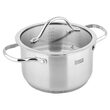 Set 3 oale Inox 1/3/6 l, capac sticla, Scală de măsurare în interior