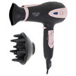 Uscator de par cu functie de ionizare, 2200 W, Negru, 3 trepte de temperatura, 2 viteze, Concentrator si difuzor, Functie cool shoot