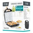 Sandwich maker 1500 W, Placi Antiaderente ceramice, 265x90x328 mm