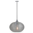 Pendul tavan cu glob de sticla, fara bec, E27, 330 x 380 x baza 100 mm