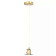 Pendul tavan Auriu, fara bec, E27, 50 x 90 x 900 mm, Metal