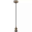 Pendul suspendat, max 60W, IP20, Metal Antic, fara bec, diametru 50 mm, lungime fir 1 m
