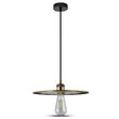 Pendul tavan, metal, Roz Auriu, fara bec, E27, dimensiune 300 x 95 x 1000 mm