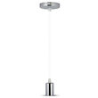 Pendul tavan, metal, Crom, fara bec, E27, dimensiune 36 x 60 mm
