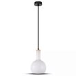 Pendul lemn/sticla, E27, fara bec,  190 x 320 x 1120 mm