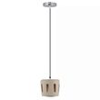 Pendul tavan cu abajur ceramic, fara bec, E27, 180 x 160 x 1100 mm