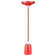 Pendul tavan, Portelan, fara bec, E27, 47 x 64 x 680 mm, Rosu