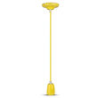 Pendul tavan, Portelan, fara bec, E27, 47 x 64 x 680 mm, Galben
