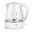 Fierbator electric cordless, Capacitate 1 l, putere 1630 W, cana gradata, Alb