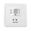 Senzor PIR cu sunet, max 9 m, Prag minim iluminare reglabil 3 - 2000 lux, 160 grade