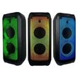 Boxa portabila, 40 W, lumini led RGB, BT/FM/AUX, telecomanda, 320x310x685 mm