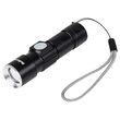 Lanterna led cu acumulator, 120 lm, functie Zoom, 3W, Aluminiu