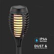 Set 4 lampi solare cu efect flacara, IP44, 2200K, 1 W
