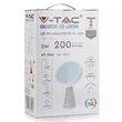 Oglinda make-up cu led, Dimmabil, 5 W, 200 lm, Alb cald, Diametru 196 mm, IP20
