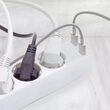 Prelungitor 3 prize Schuko, 2xUSB, 16A, lungime 1.5 m, Alb
