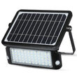 Proiector led cu incarcare solara 10W, 4000K, 1100 lm, senzor crepuscular si de miscare