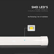 CORP ILUMINAT LED 40W 120CM 6500K ALB RECE