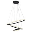 Candelabru led 32W, Lumina calda 3000K, dimensiune 600 x 1000 mm, Negru