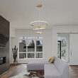Candelabru led 32W, Lumina calda 3000K, dimensiune 600 x 1000 mm, Auriu