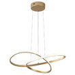 Candelabru led 20W, Lumina calda 3000K, dimensiune 500 x 1000 mm, Auriu