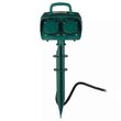 Prelungitor de gradina, IP44, 2 prize cu capac, Verde, Tarus pentru fixare, lungime 3 m, Timer programabil