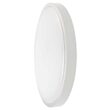 Plafoniera led cu senzor de miscare, Interior/Exterior IP44, 4000K, 2400 lm, 24 W, dimensiune 295 x 65 mm, Alba