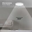 Plafoniera led cu senzor de miscare, 24W, lumina rece 3000K, IP44, 2400 lm, diametru 295 mm