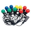 Ghirlanda luminoasa cu 20 becuri led, E27, RGB, 10W, 600 lm, IP44, lungime 10 m
