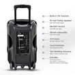 Boxa portabila, 50 W, lumini led, USB/SD/BT/radio FM, Microfon, 600x370x340 mm