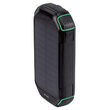 Powerbank cu incarcare solara, 30000mAh, 2x USB, USB-C, Negru, 3 A, 20 W