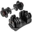 Gantera din fonta 40 kg, Modulara, 17 configuratii
