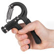 Flexor maini 5-60 kg, maner anti-alunecare, Negru