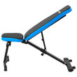Banca reglabila pentru abdomen, 108 x 43 x 116 cm, max 170 kg, Reglare spatar 6 nivele