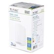 Aplica led cu soclu 2xGU10, Fara bec, Rotunda, max 35W, Aluminiu, 150 x 68 x 92 mm, IP44