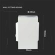 Aplica led cu soclu 2xGU10, Fara bec, patrat, max 35W, Aluminiu, 150 x 68 x 92 mm, IP44